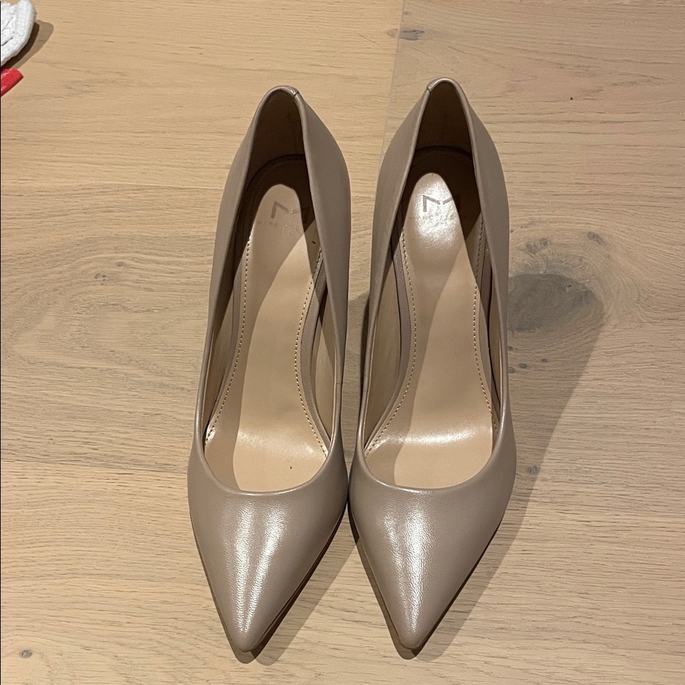 Marc Fisher Taupe Pointed Toe Heels
